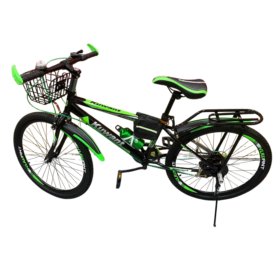 Bicicleta Deportiva con Canasta y Parrilla Aro 24"