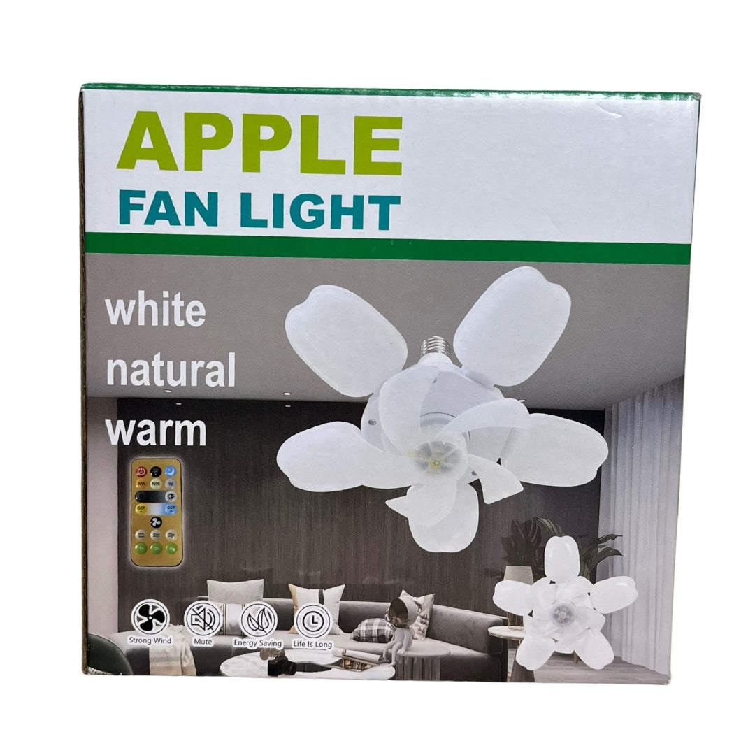 Ventilador con Luz LED Ajustable