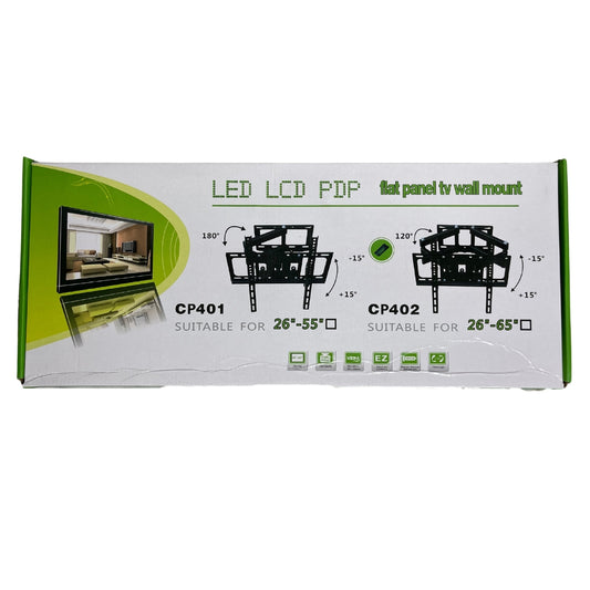 Soporte de TV Extensible para Pared 26” a 65” Ajustable Inclinable