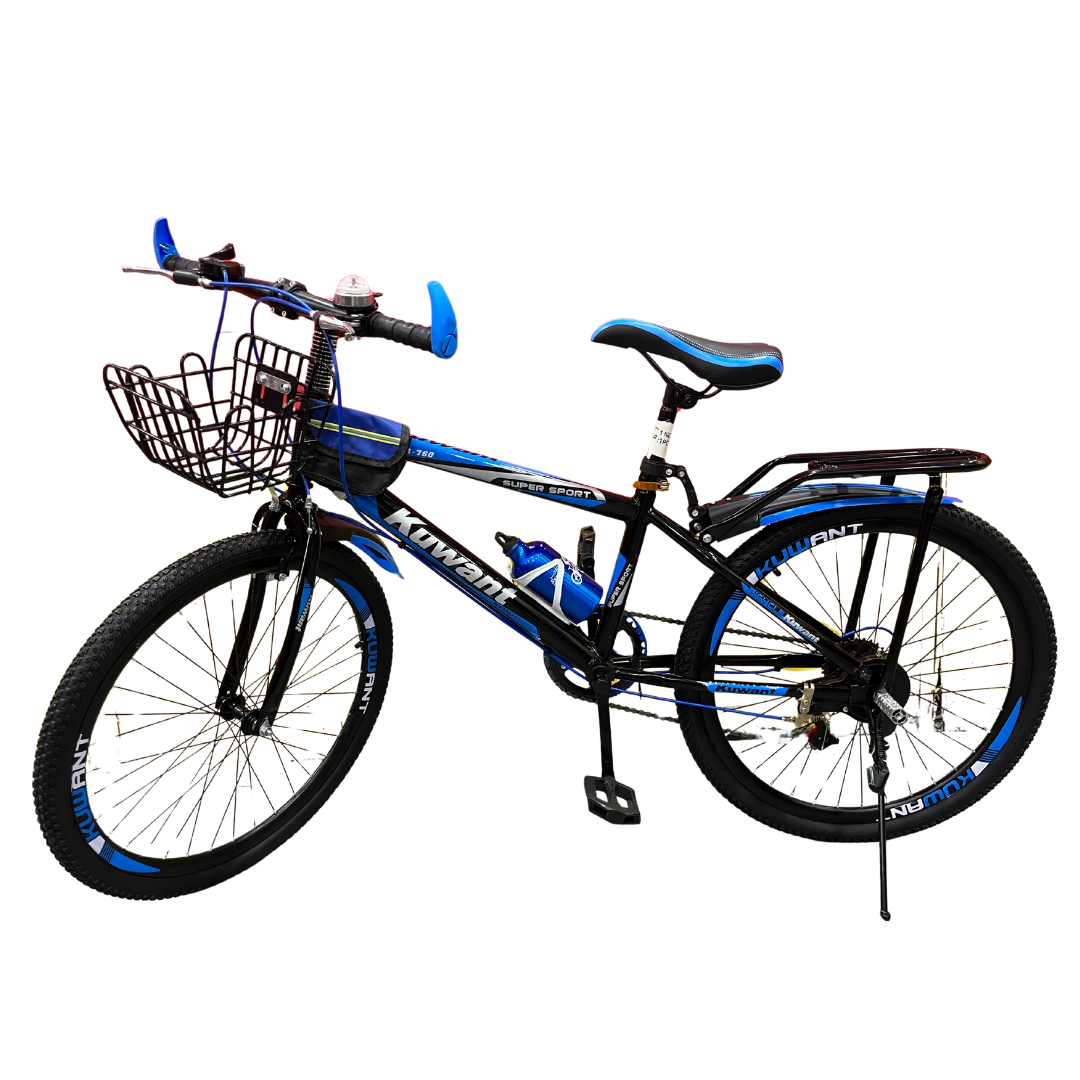 Bicicleta Deportiva con Canasta y Parrilla Aro 24"