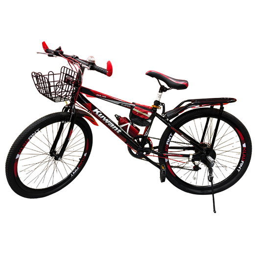 Bicicleta Deportiva con Canasta y Parrilla Aro 24"