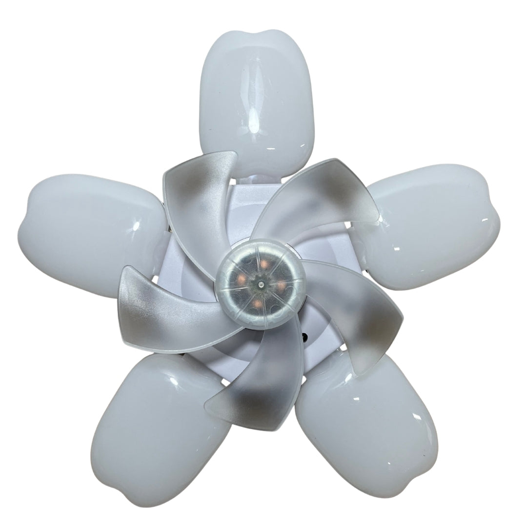 Ventilador con Luz LED Ajustable