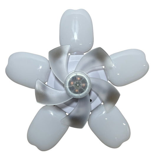 Ventilador con Luz LED Ajustable