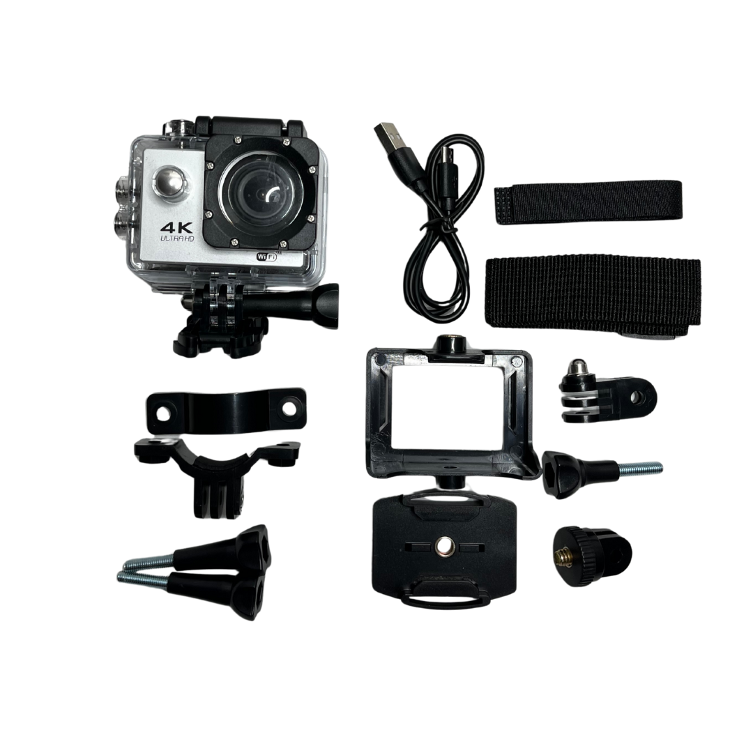 Cámara Deportiva 4K Ultra HD con Accesorios