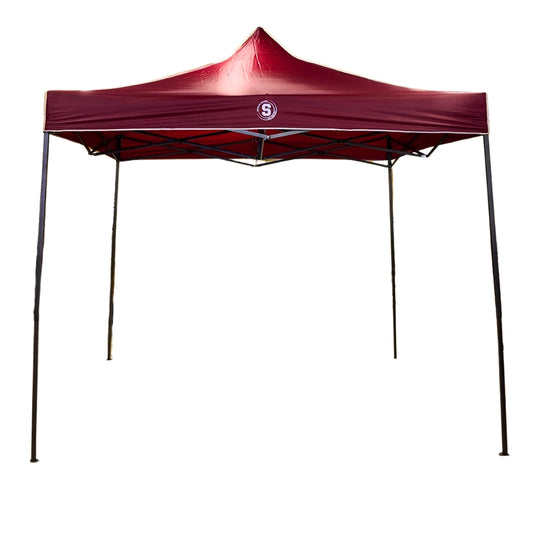 Toldo Plegable 3x3 m Deportivo Saprissa — Carpa Portátil Morada